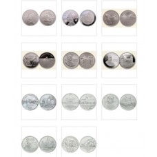 Hungarian castles coin set (11 coins)
