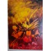 Heil József - Tűzvirágok - olaj festmény 